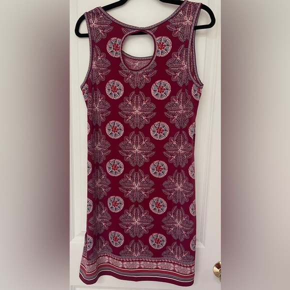 Max Studio Women’s Sundress Cutout Geometric Patterned Sleeveless Large - Picture 3 of 3